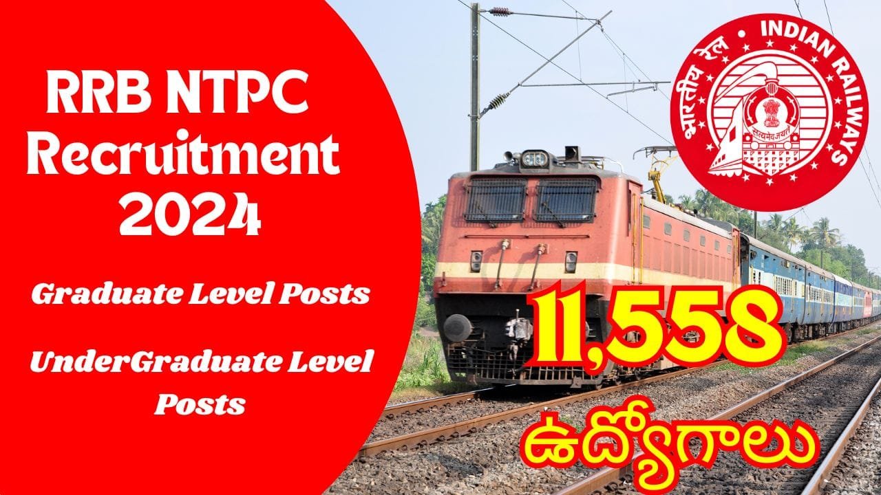 RRB NTPC Recruitment 2024 For 11558 Posts Apply Now