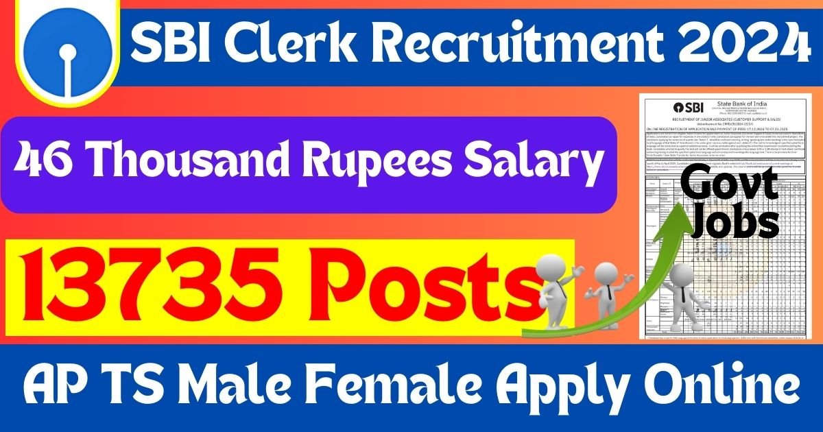 SBI Clerk Recruitment 2024